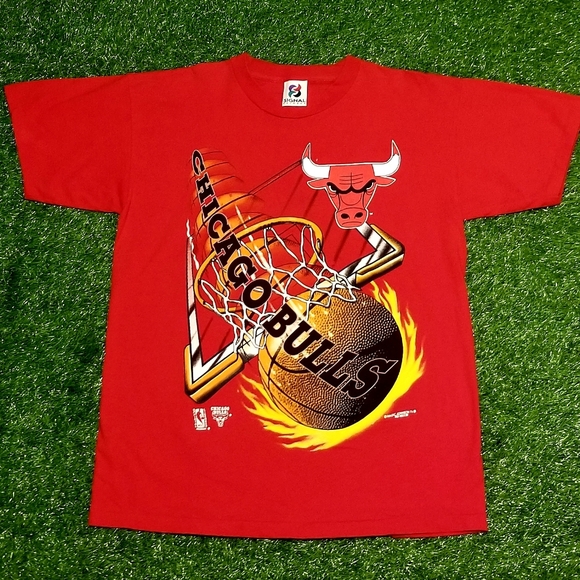 Vintage 9s Chicago Bulls 3d Print Tee 